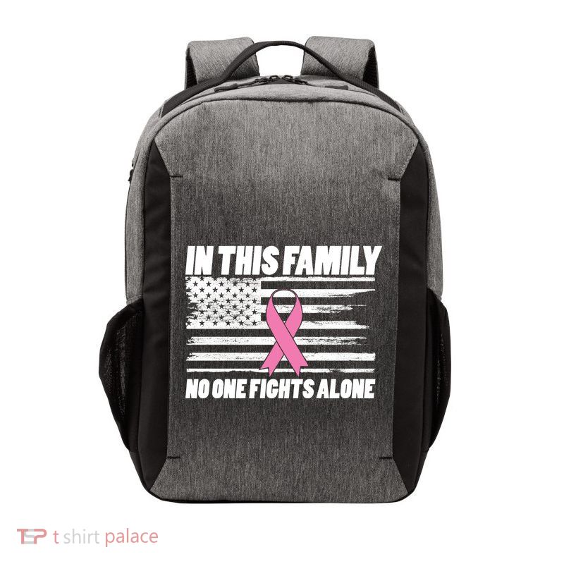 In This Family No One Fights Alone Vector Backpack