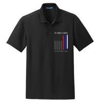 In This Family No One Fights Alone Hero Flag Dry Zone Grid Polo