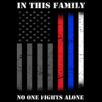 In This Family No One Fights Alone Hero Flag 16 in Basic Backpack