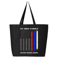 In This Family No One Fights Alone Hero Flag 25L Jumbo Tote
