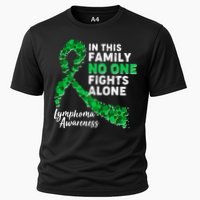 In This Family No One Fights Alone Lymphoma Awareness Cooling Performance Crew T-Shirt