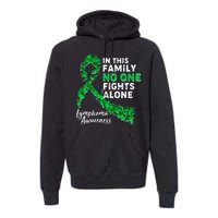 In This Family No One Fights Alone Lymphoma Awareness Premium Hoodie