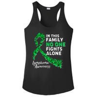 In This Family No One Fights Alone Lymphoma Awareness Ladies PosiCharge Competitor Racerback Tank