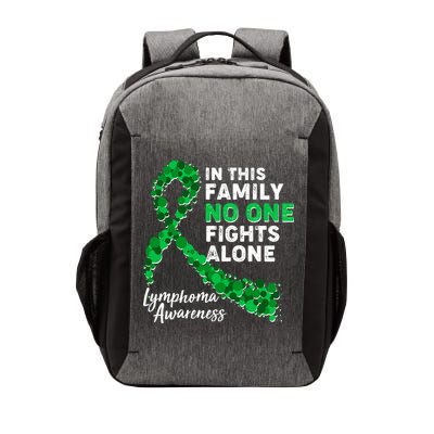In This Family No One Fights Alone Lymphoma Awareness Vector Backpack