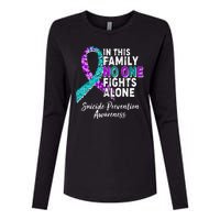 In This Family No One Fights Alone Suicide Prevention Awareness Womens Cotton Relaxed Long Sleeve T-Shirt