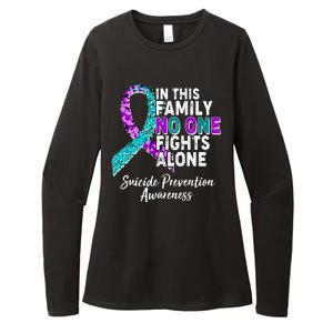 In This Family No One Fights Alone Suicide Prevention Awareness Womens CVC Long Sleeve Shirt