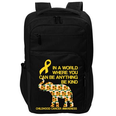 In World Where You Can Be Childhood Cancer Awareness Impact Tech Backpack