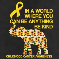In World Where You Can Be Childhood Cancer Awareness 11oz C Handle Ceramic Mug