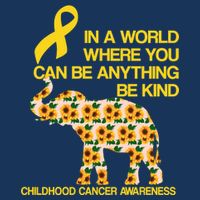 In World Where You Can Be Childhood Cancer Awareness Long Sleeve Shirt