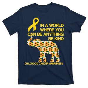 In World Where You Can Be Childhood Cancer Awareness T-Shirt