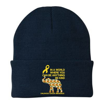 In World Where You Can Be Childhood Cancer Awareness Beanie