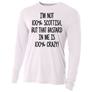 Im Not 100% Scottish But That Bastard In Me Is 100% Crazy Cooling Performance Long Sleeve Crew