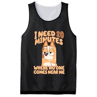 I Need 20 Minutes Where No One Comes Near Me Mesh Reversible Basketball Jersey Tank