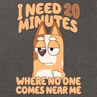 I Need 20 Minutes Where No One Comes Near Me Cotton Canvas Backpack