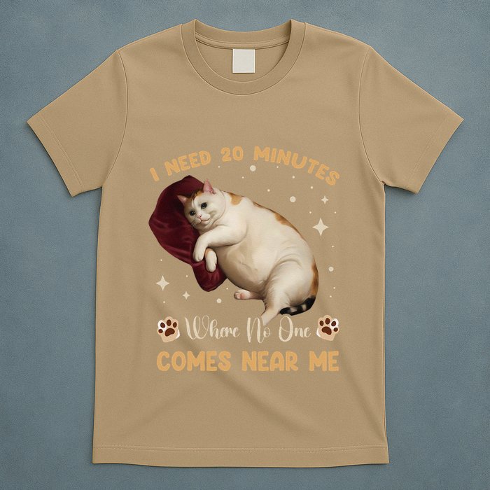 I Need 20 Minutes Where No One Comes Near Me Cute Cat T-Shirt