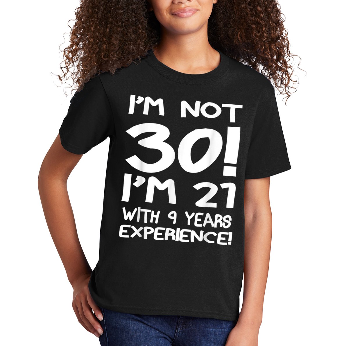 I'm not 30 I am 21 with 9 years experience 30th birthday Kids T-Shirt
