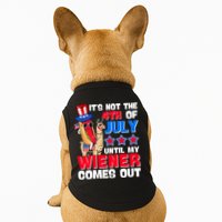 ItS Not 4th Of July Until My Wiener Comes Out Hotdog Llama Gift Doggie Tank