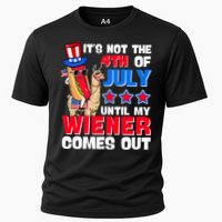 ItS Not 4th Of July Until My Wiener Comes Out Hotdog Llama Gift Performance Shirt