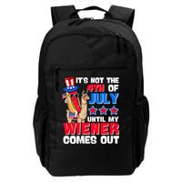 ItS Not 4th Of July Until My Wiener Comes Out Hotdog Llama Gift Backpack
