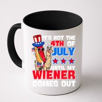 ItS Not 4th Of July Until My Wiener Comes Out Hotdog Llama Gift Mug