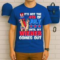 ItS Not 4th Of July Until My Wiener Comes Out Hotdog Llama Gift T-Shirt