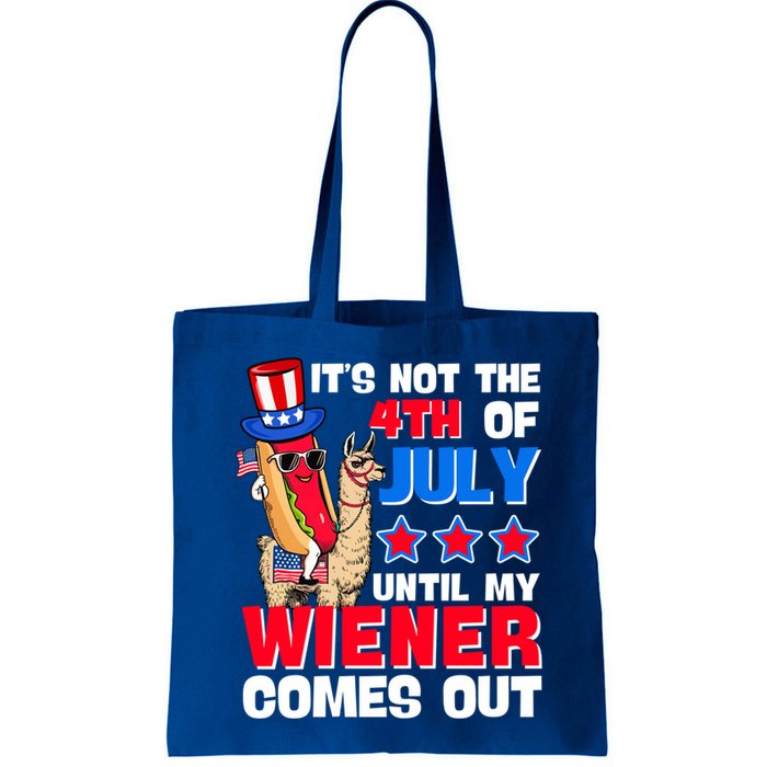 ItS Not 4th Of July Until My Wiener Comes Out Hotdog Llama Gift Bag