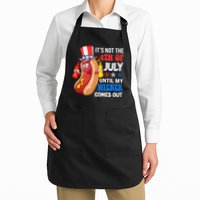 Its Not 4th Of July Until My Wiener Comes Out Funny HotDog Apron