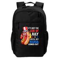 Its Not 4th Of July Until My Wiener Comes Out Funny HotDog Backpack