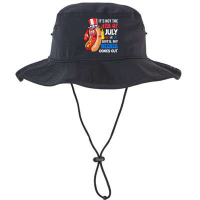 Its Not 4th Of July Until My Wiener Comes Out Funny HotDog Bucket Hat
