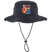 Its Not 4th Of July Until My Wiener Comes Out Funny HotDog Bucket Hat