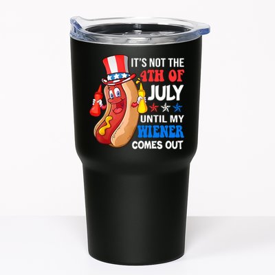Its Not 4th Of July Until My Wiener Comes Out Funny HotDog Tumbler