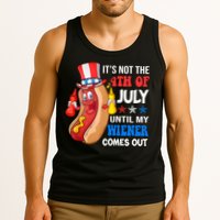 Its Not 4th Of July Until My Wiener Comes Out Funny HotDog Tank Top