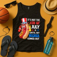 Its Not 4th Of July Until My Wiener Comes Out Funny HotDog Tank Top
