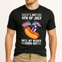 Its Not 4th Of July Until My Wiener Comes Out Funny HotDog Performance Shirt