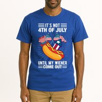 Its Not 4th Of July Until My Wiener Comes Out Funny HotDog Tall T-Shirt