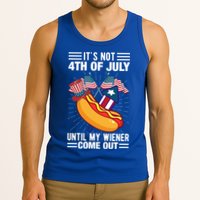Its Not 4th Of July Until My Wiener Comes Out Funny HotDog Tank Top