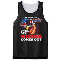 Its Not 4th Of July Until My Weiner Comes Out Mesh Reversible Basketball Jersey Tank