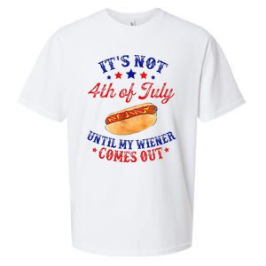 ItS Not 4th Of July Until My Wiener Comes Out Sueded Cloud Jersey T-Shirt