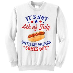 ItS Not 4th Of July Until My Wiener Comes Out Sweatshirt