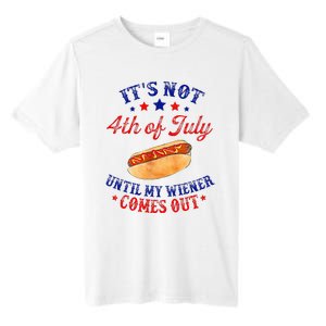 ItS Not 4th Of July Until My Wiener Comes Out Tall Fusion ChromaSoft Performance T-Shirt