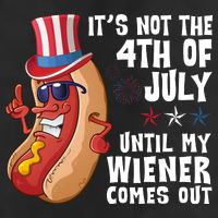 Its Not 4th Of July Funny Hotdog Summer Holiday Adult Drive Performance Visor