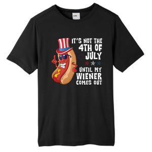 Its Not 4th Of July Funny Hotdog Summer Holiday Tall Fusion ChromaSoft Performance T-Shirt