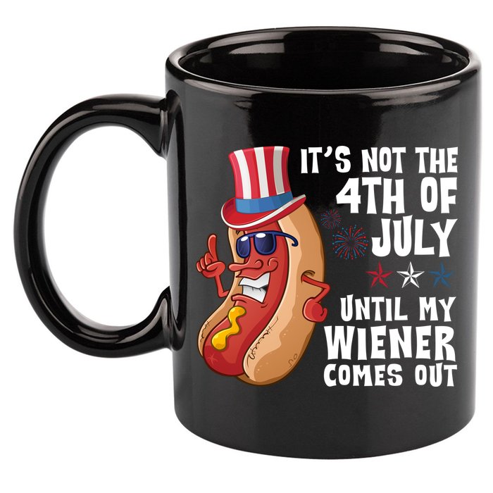 Its Not 4th Of July Funny Hotdog Summer Holiday 11oz C Handle Ceramic Mug
