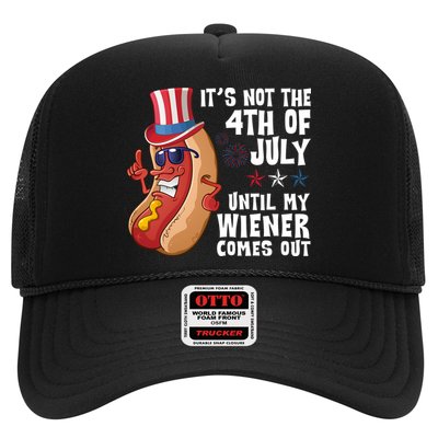 Its Not 4th Of July Funny Hotdog Summer Holiday Trucker Hat