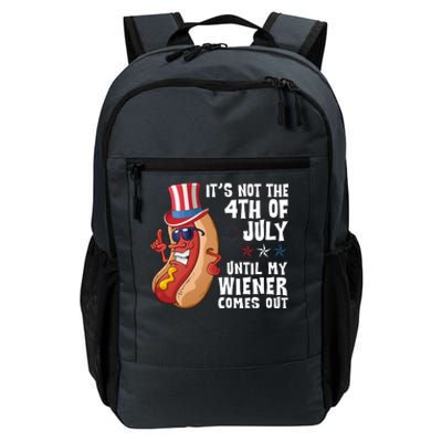 Its Not 4th Of July Funny Hotdog Summer Holiday Daily Commute Backpack