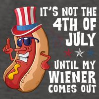 Its Not 4th Of July Funny Hotdog Summer Holiday Vector Backpack