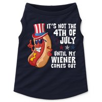 Its Not 4th Of July Funny Hotdog Summer Holiday Doggie Tank