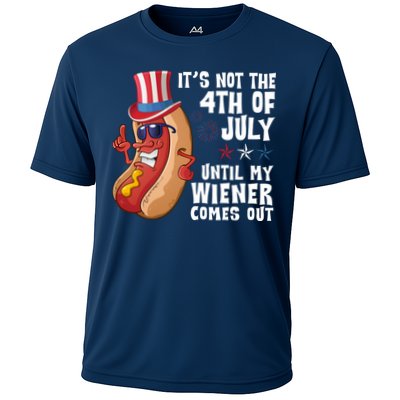 Its Not 4th Of July Funny Hotdog Summer Holiday Performance Shirt