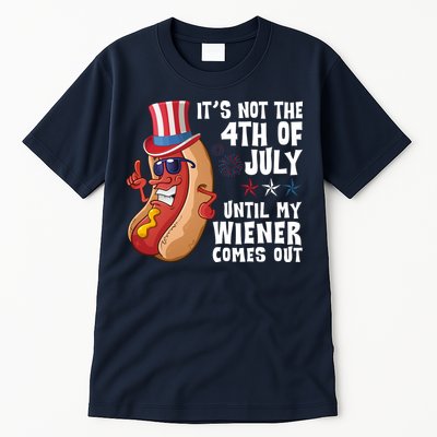 Its Not 4th Of July Funny Hotdog Summer Holiday Tall T-Shirt