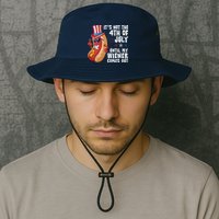 Its Not 4th Of July Funny Hotdog Summer Holiday Bucket Hat
